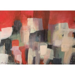 Arsalan Naqvi, 24 x 36 Inch, Oil On Canvas, Abstract Painting, AC-ARN-210